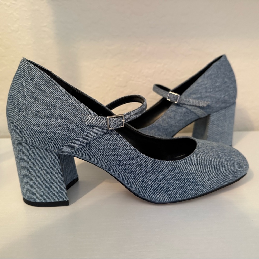 Women's Mary Jane Pump Denim